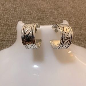 Silver earrings